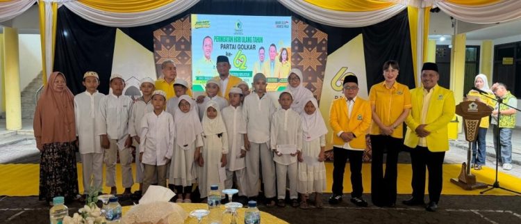 Golkar Sumsel Peringati HUT ke-62, Kenang Jasa Pahlawan dan Tebar Kepedulian