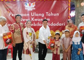 HUT Yayasan Sembilan Bidadari ke -22 Tahun dan Peringatan Dwi Kwan Im, Tebarkan Damai dan Berbagi Kasih dengan Anak Yatim
